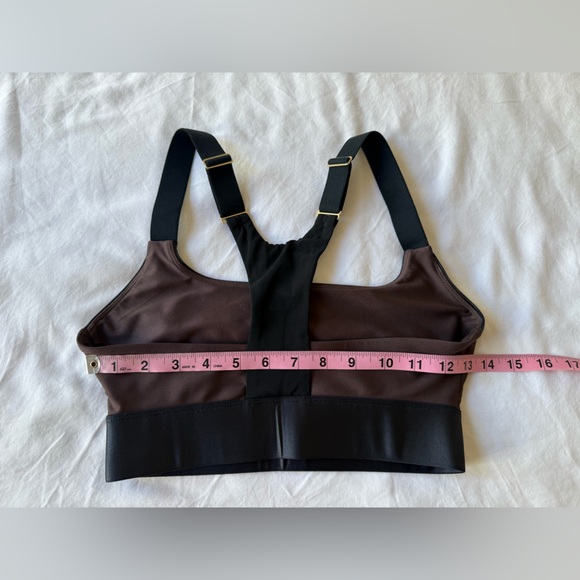 PE Nation brown & black sports bra & leggings set S - Picture 4 of 16